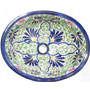 Mexican Colonial Sink s5084 Jardin Blue