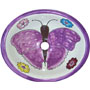 Mexican Handpainted Talavera Sink s5102 Butterfly
