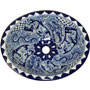 Mexican Ceramic Sink s5128 Merida Blue
