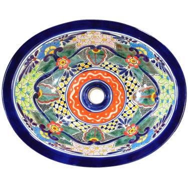 Mexican Ceramic Colonial Sink s5160 Cordoba