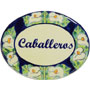 Ceramic Mexican Talavera Address Sign Tile Plaque p8031