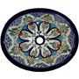 Mexican Handmade Sink s5013 Tampico Blue
