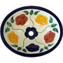 Mexican Colonial Sink s5060 Bouquet