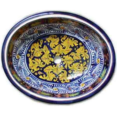 Mexican Ceramic Sink Reboso s5003, San Antonio Texas