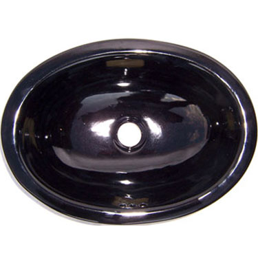 Mexican Ceramic Sink s5111 Solid Black