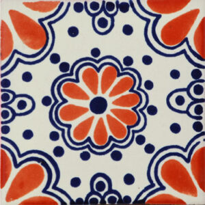 Lace Terracota Azul C201