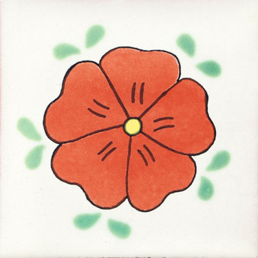 Jasmin C035 – Handmade Mexican Talavera Tile